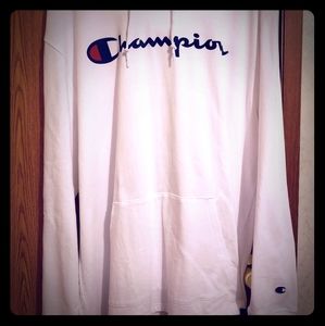 White Champion Hoodie NWT